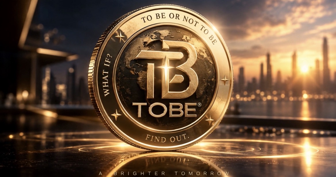 Officiële gouden TOBE token